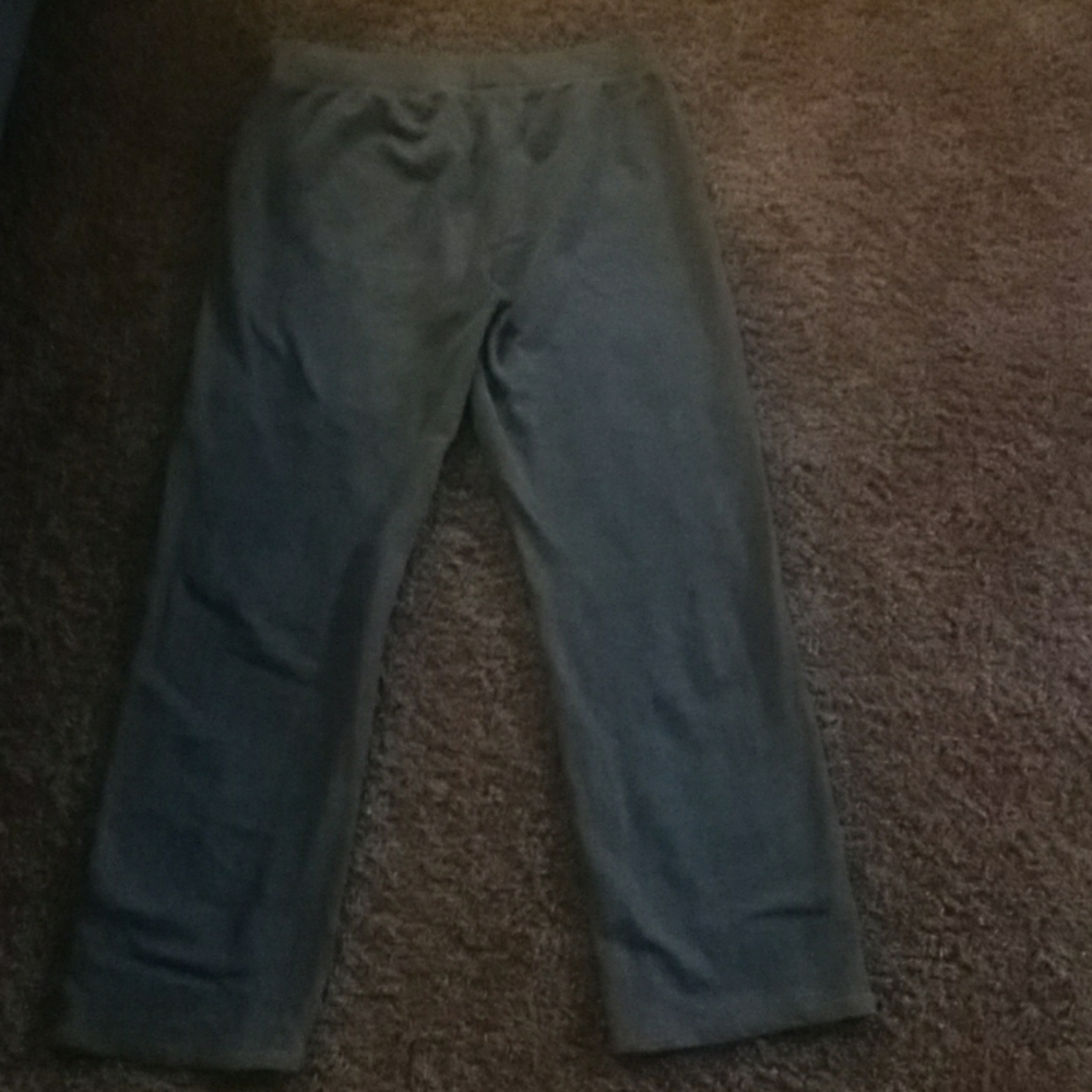 Gray jogging pants